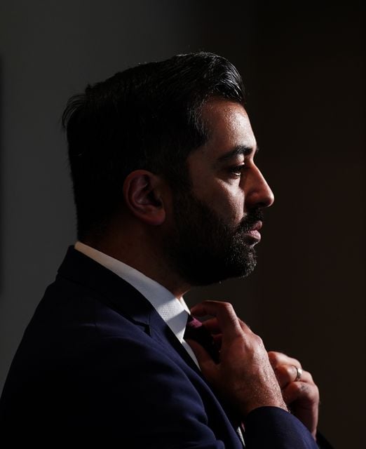 Humza Yousaf said Palestinians are the ‘most resilient people in the world’ (Andrew Milligan/PA)