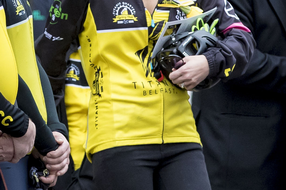 Yellow jersey guard of honour as cycling club member laid to rest