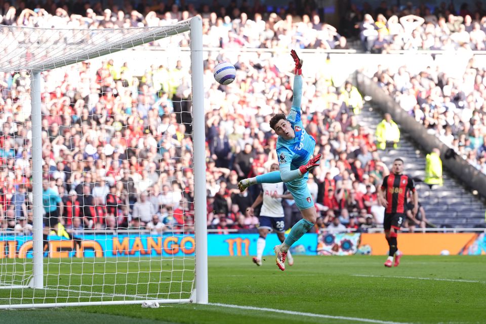 Pape Sarr scored a fortune goal for Spurs (Bradley Collyer/PA)