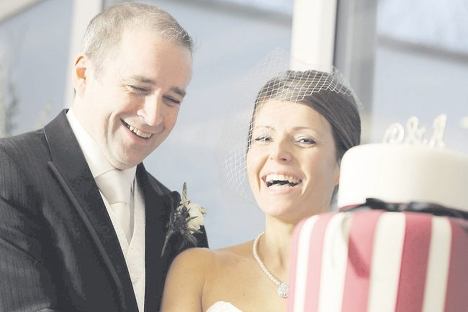 Philip and Alison Cosgrove on their wedding day
<p><b>To send us your Wedding Pics <a  href="http://www.belfasttelegraph.co.uk/usersubmission/the-belfast-telegraph-wants-to-hear-from-you-13927437.html" title="Click here to send your pics to Belfast Telegraph">Click here</a> </a></p></b>