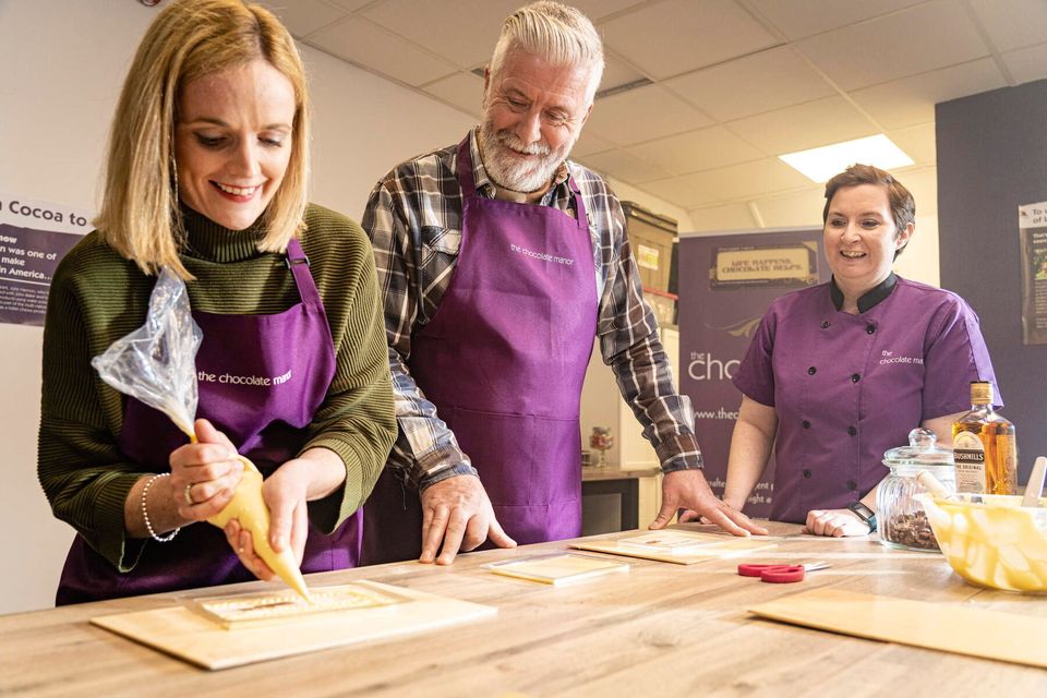 Handcrafting Coastal Creations takes visitors on a chocolate experience at Chocolate Manor, learning the history and ingredients of chocolate and making their own creations