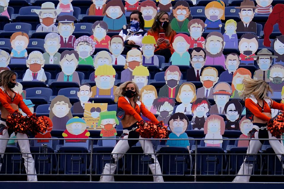 Denver Broncos watched in NFL game by 1,800 South Park cutouts