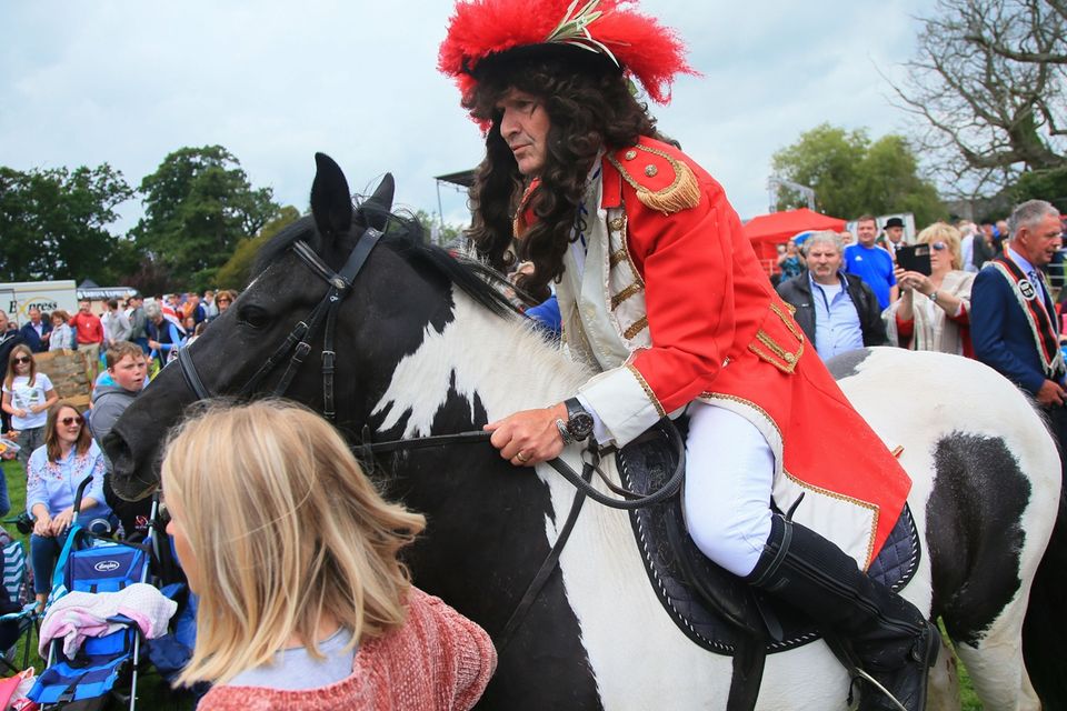 The annual sham fight between King William and James takes place in Scarva on July 13th 2017 (Photo by Kevin Scott / Belfast Telegraph)