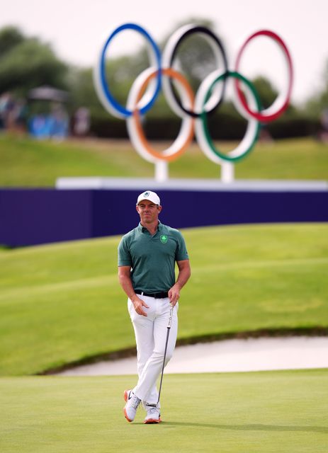 Rory McIlroy was in contention at the Olympics before a costly double bogey on the 15th hole in the final round (John Walton/PA)