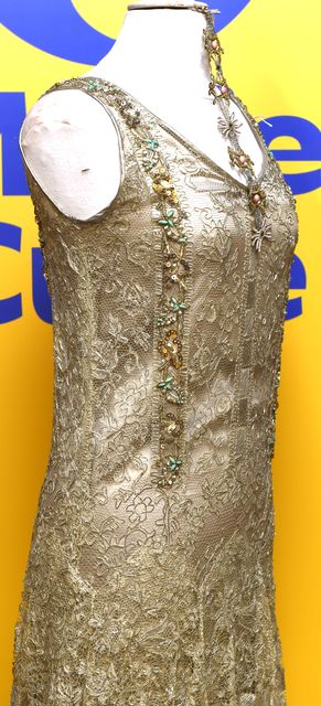 Lady Edith’s gold dress (Ewbank’s Auctions/PA)