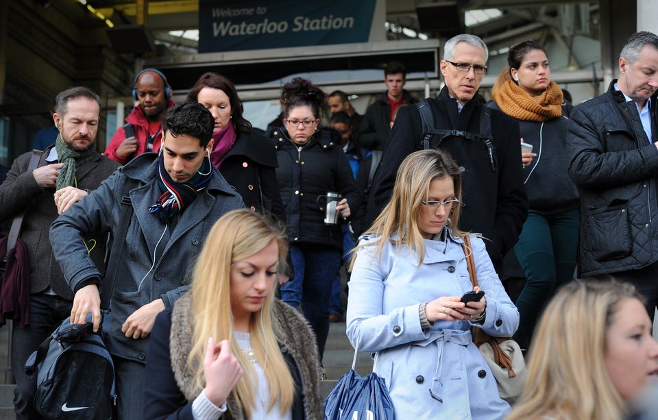 Regular weekly earnings, excluding bonuses, rose by 4.9% in the three months to August (Lauren Hurley/PA)