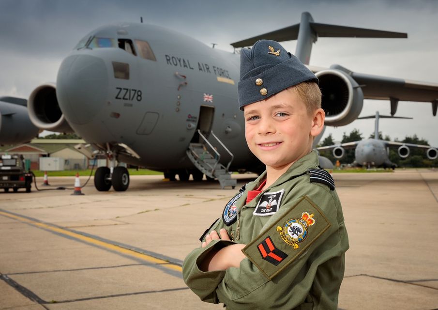 Jacob Newson is nicknamed Jacob the Pilot because of his love of planes and flying (Paul Crouch/PA)