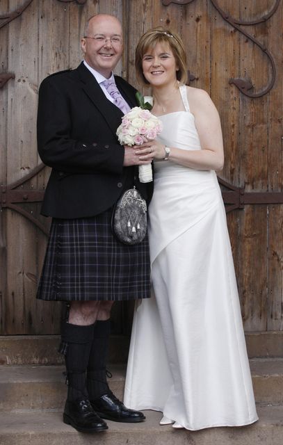 Nicola Sturgeon and Peter Murrell tied the knot in a ceremony at Oran Mor in Glasgow in July 2010 (Danny Lawson/PA)