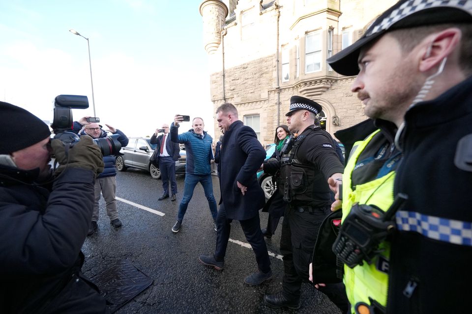 Hogg made no comment as he left court on Thursday (Andrew Milligan/PA)