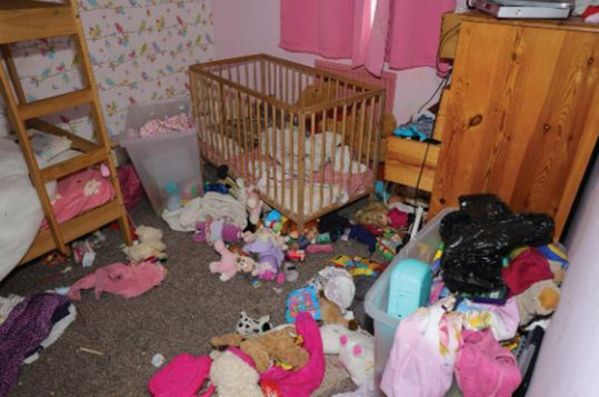 The bedroom of two-year-old Lola James at her home in Haverfordwest, Pembrokeshire (Crown Prosecution Service/PA)