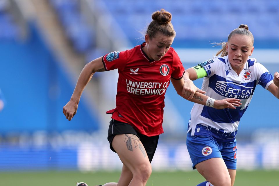 Rebecca McKenna in action for Charlton Athletic last season