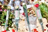 thumbnail: SOUSSE, TUNISIA - JUNE 30:  Flowers are placed on Marhaba beach, where 38 people were killed in a terrorist attack last Friday, on June 30, 2015 in Sousse, Tunisia. British police have been deployed to the area as part of one of the biggest counter terror operations since the London bombings on July 7, 2005. (Photo by Jeff J Mitchell/Getty Images)