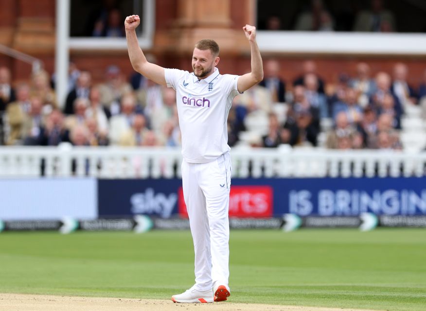 Gus Atkinson enjoyed a debut to remember (Steven Paston/PA).