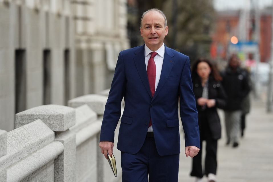 Taoiseach Micheal Martin has been invited for a meeting with US President Donald Trump at the White House to mark St Patrick’s Day (Brian Lawless/PA)