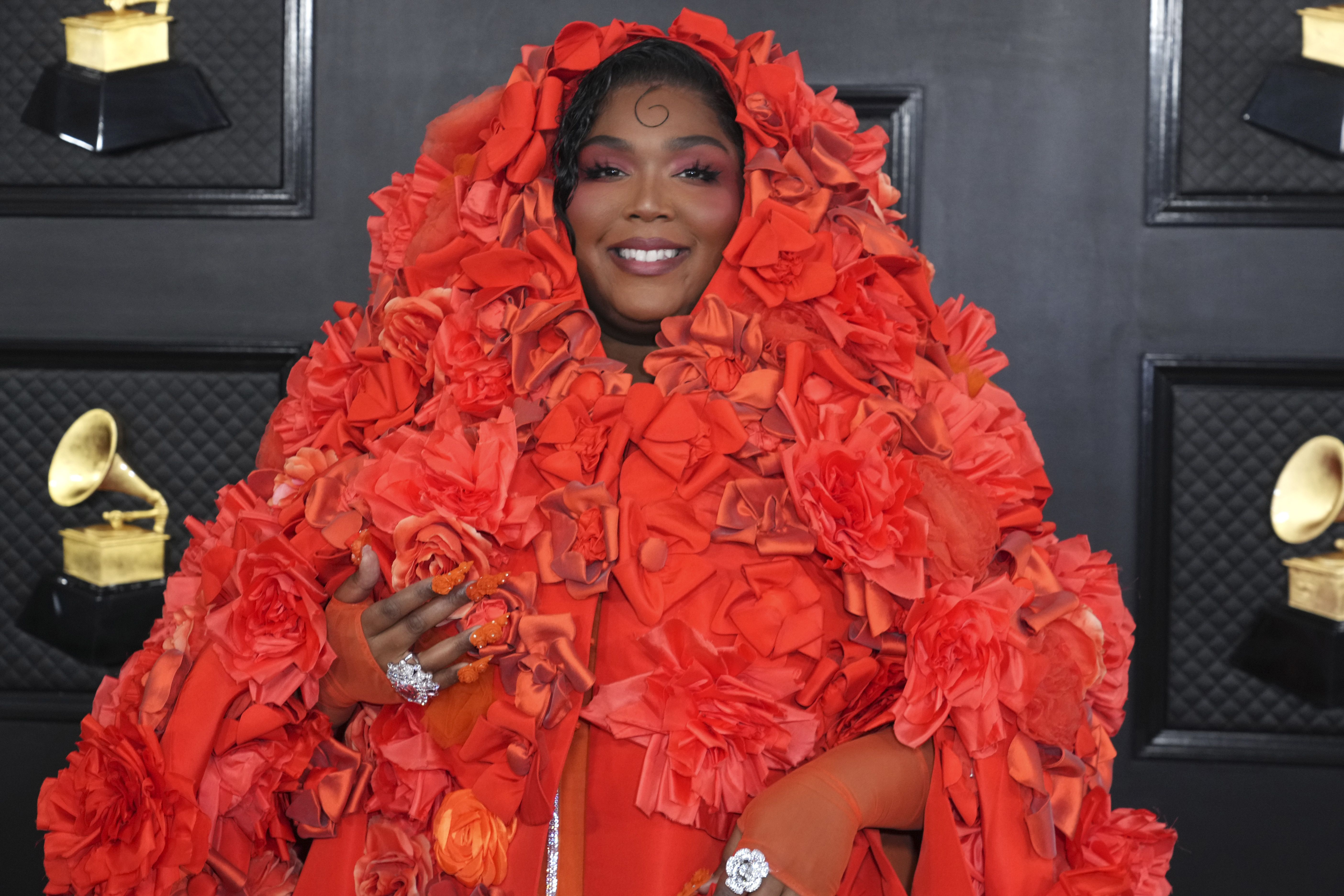 Lizzo dazzles with Dolce and Gabbana dress on Grammys red carpet |  