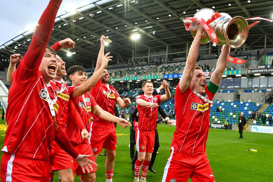 It was a special day for Cliftonville after 45 years of Irish Cup disappointment