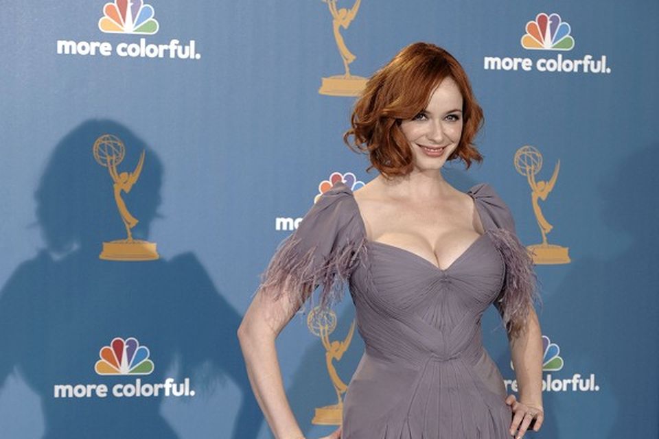 Christina hendricks 2010 golden globes dress best sale