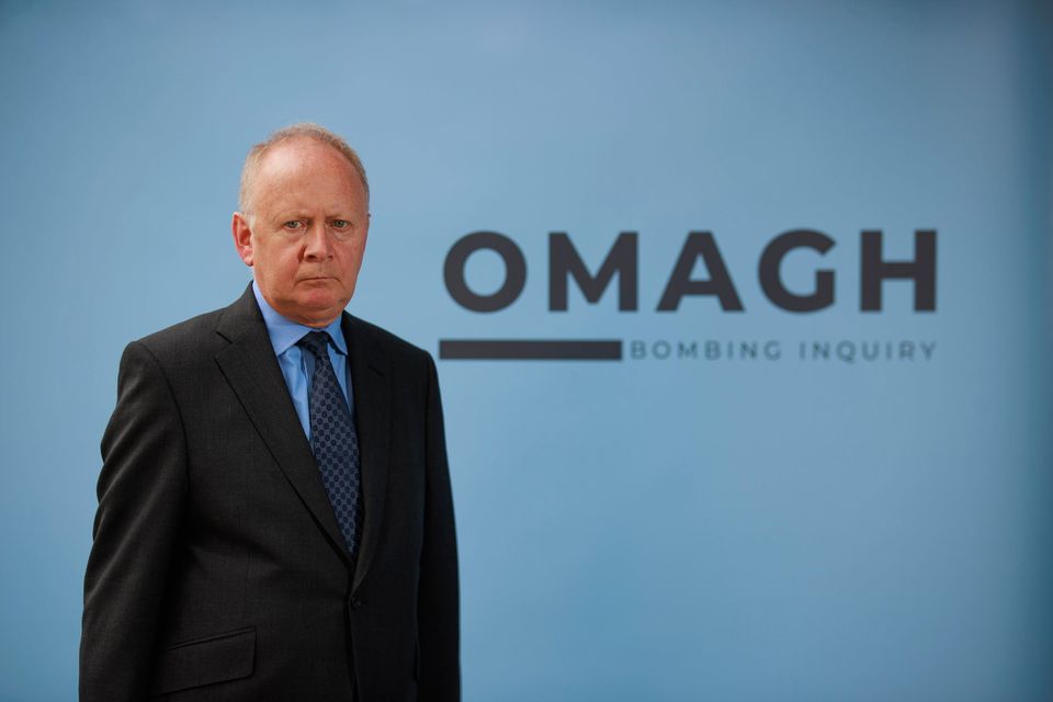 Chair of the Omagh Bombing Inquiry Lord Turnbull at the Strule Arts Centre in Omagh Liam McBurney/PA Wire