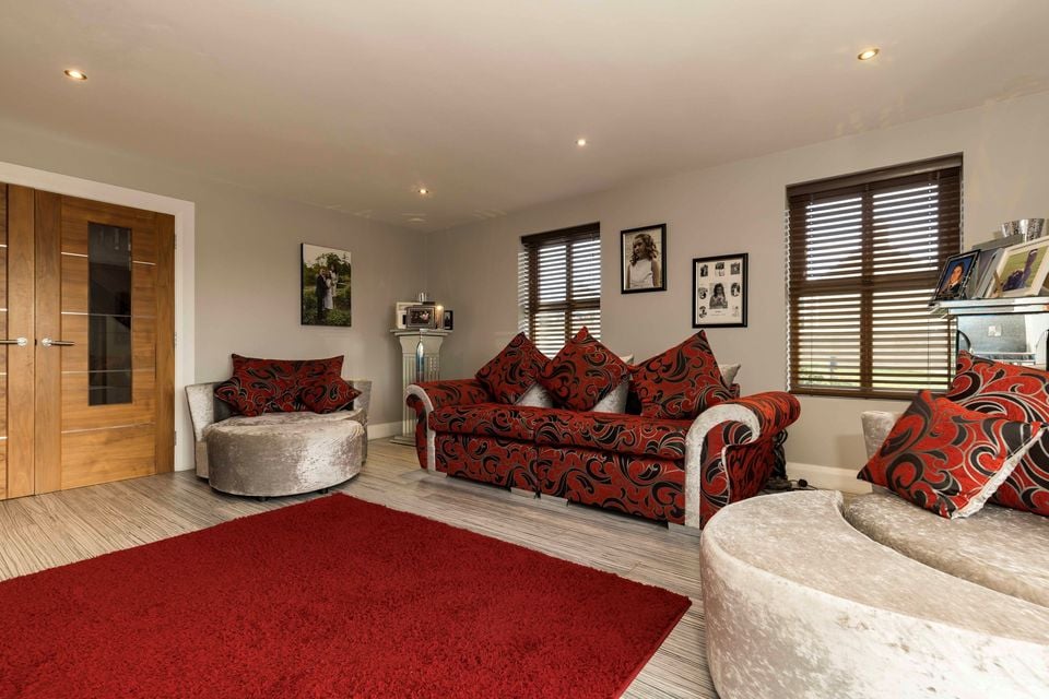 One of the two reception rooms