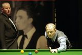 thumbnail: Alex Higgins.  Snooker Legend.  Exhibition match at Waterfront.  (19/06/1997)