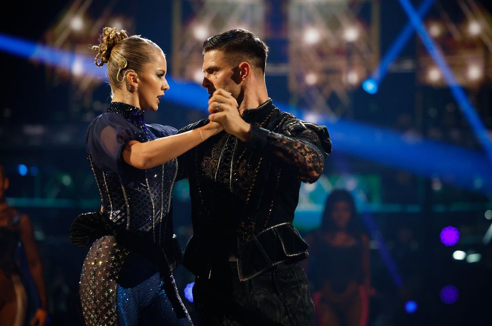 Tasha Ghouri and Aljaz Skorjanec won the dance-off (Guy Levy/BBC/PA)