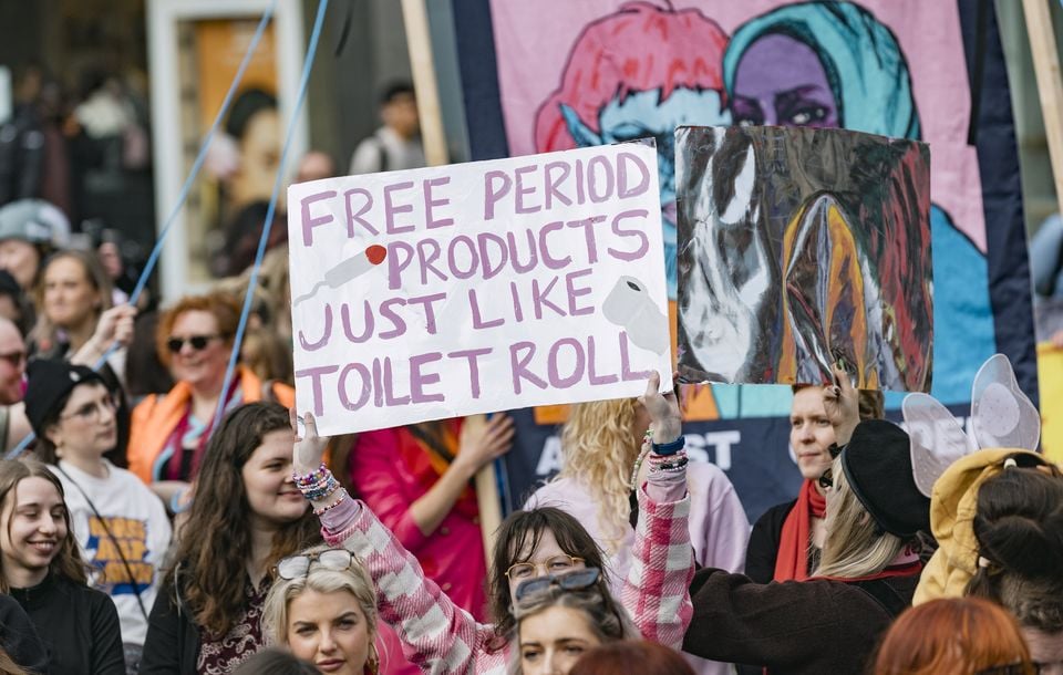 Reclaim the Agenda International Women’s Day parade takes place in Belfast on March 8th 2025 (Photo by Kevin Scott)
