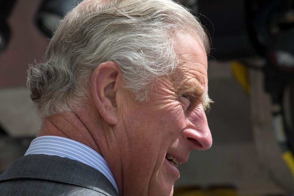 The Prince of Wales at the Marine Institute in Galway, on day one of a four day visit to Ireland with the Duchess of Cornwall. PRESS ASSOCIATION Photo. Picture date: Tuesday May 19, 2015. See PA story ROYAL Ireland. Photo credit should read: Arthur Edwards/The Sun/PA Wire