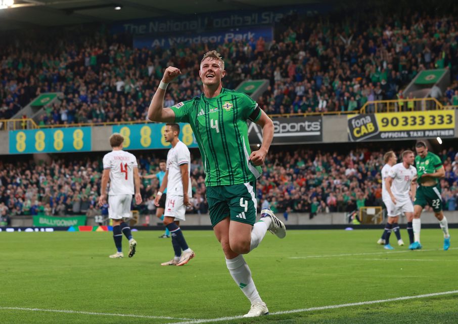 Daniel Ballard is back for Northern Ireland, although it remains to be seen how big of a role he is fit to play (Liam McBurney/PA)