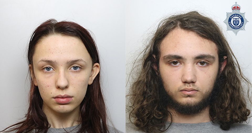 Scarlett Jenkinson and Eddie Ratcliffe murdered Brianna Ghey after luring her to a park (Cheshire Constabulary/PA)