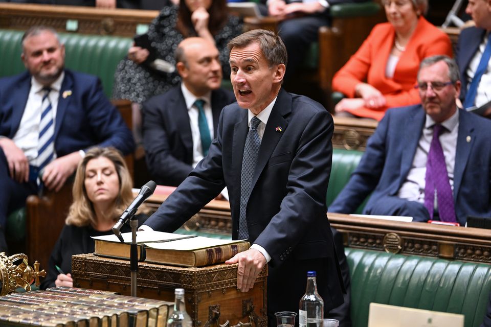Chancellor Jeremy Hunt announced a two-year delay to social care reforms when he delivered his autumn statement (UK Parliament/Jessica Taylor/PA)