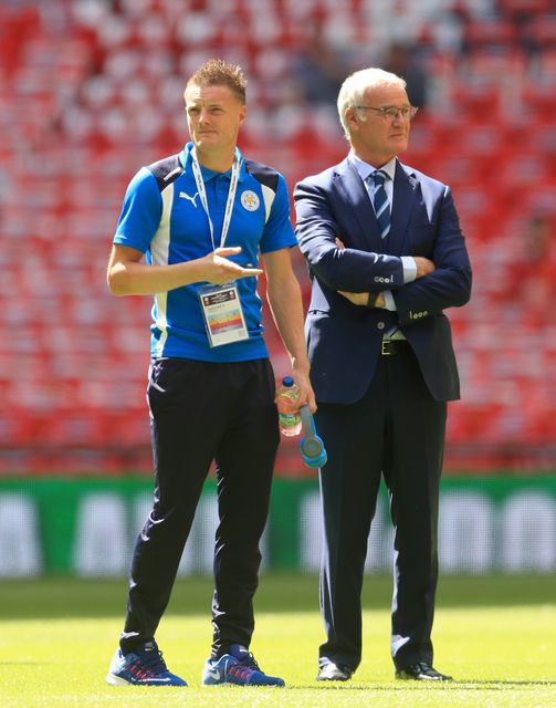 Leicester’s Jamie Vardy helped Ranieri win the league (Adam Davy/PA)