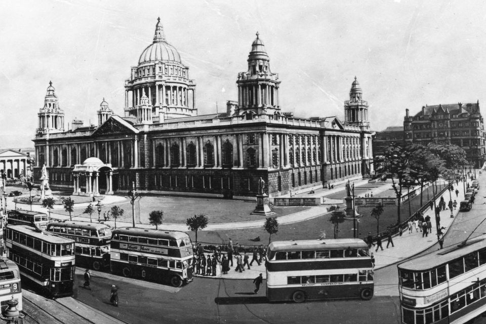 Belfast City Hall, composite photographs showing approaches.  26/6/1948
Belfast Telegraph Collection/NMNI