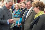 thumbnail: Britain's Prince Charles, Prince of Wales (L) reads a letter from his great-uncle Lord Mountbatten shown to him by Daithi O'Dowd during a visit to the village of Mullaghmore in Ireland on May 20, 2015 where Lord Mountbatten was killed in an Ire bombing in 1979. Britain's Prince Charles spoke of his "anguish" at the murder of his godfather by IRA paramilitaries in 1979 as he became the first royal to visit the assassination site in Ireland.  Charles remembered Lord Louis Mountbatten as "the grandfather I never had" on an emotional trip to the rugged coastline, saying he understood the suffering of the Irish people in "a profound way".  Peter McHugh helped with the rescue effort in the aftermath of the 1979 attack.  AFP PHOTO / POOL / ARTHUR EDWARDSARTHUR EDWARDS/AFP/Getty Images