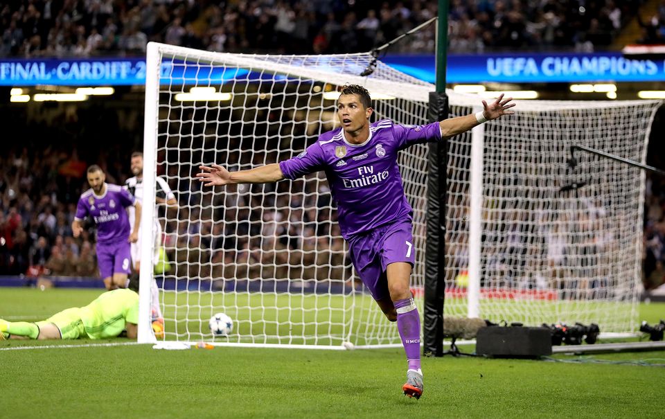 Ronaldo went on to score 450 times for Real Madrid (Nick Potts/PA)