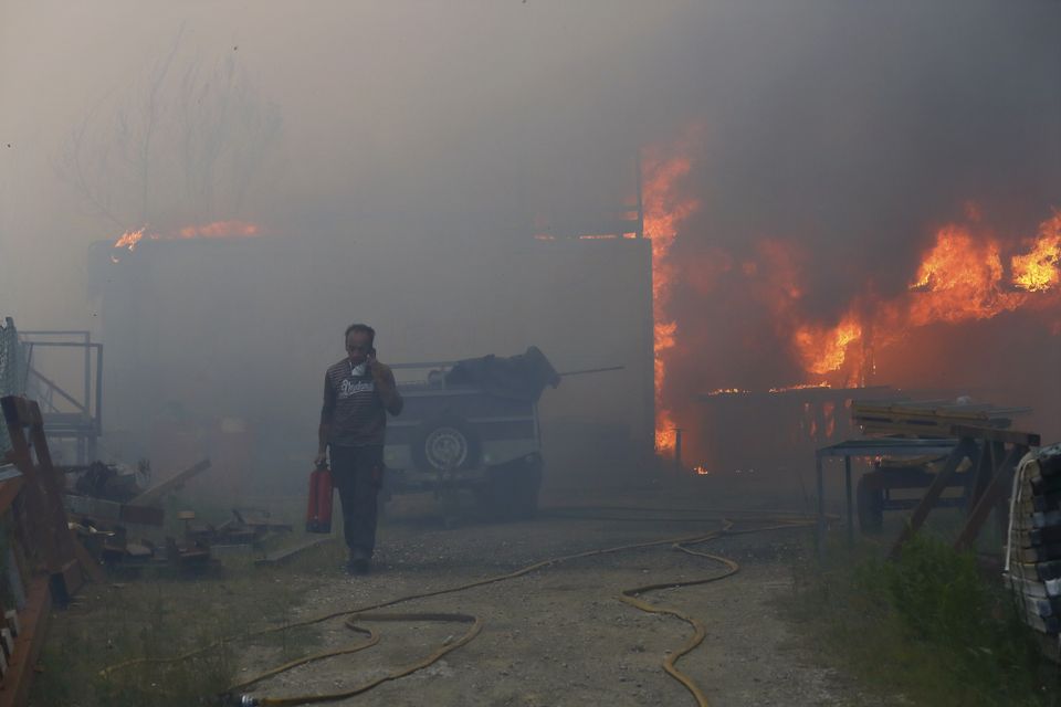 Portugal has been hit by wildfires (Bruno Fonseca/AP)