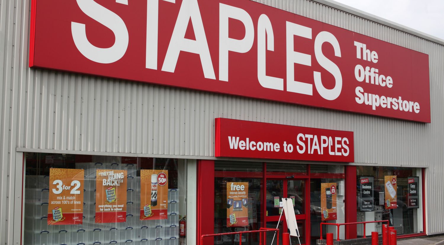 Staples stationery to be erased from UK after restructuring buyout