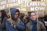 thumbnail: Up to 1,000 people took part in the cross community Peace Gathering in Belfast city centre