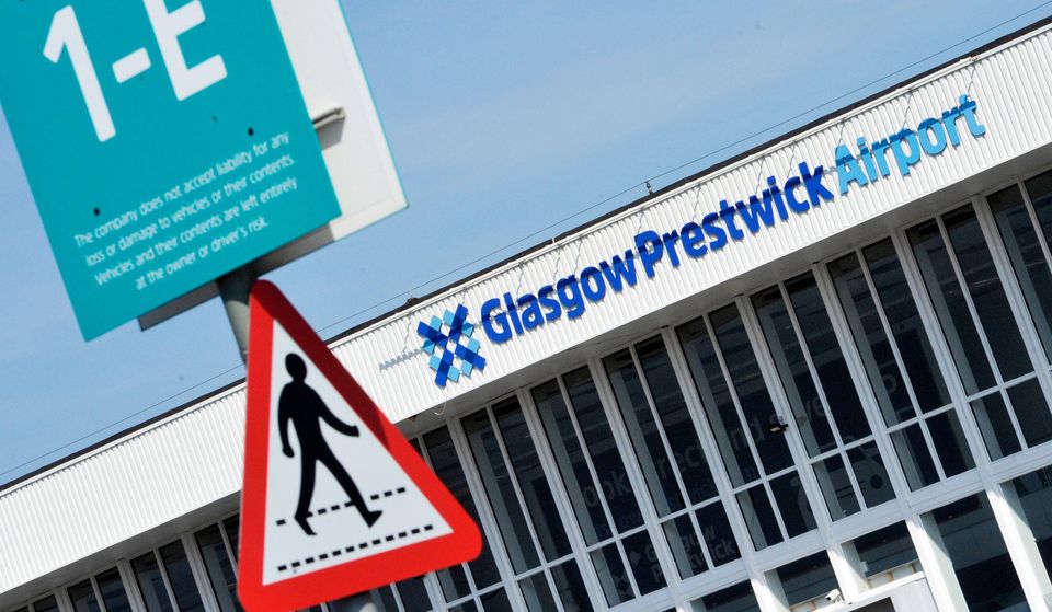 The jet was diverted to Prestwick Airport in South Ayrshire (Alamy/PA)