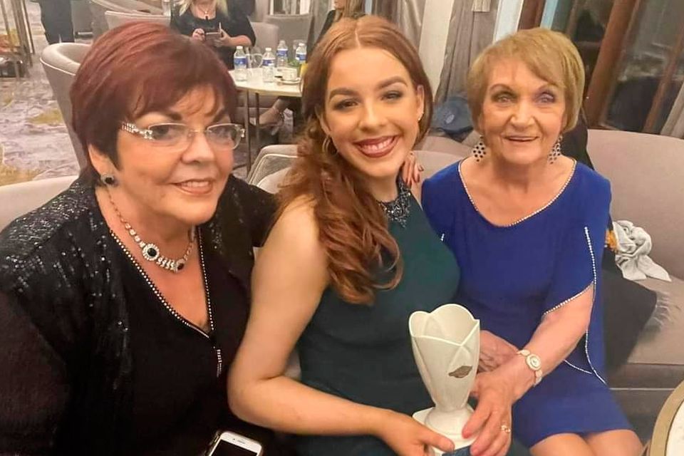 Sinead Heaney with Susan McCann (left) and Philomena Begley
