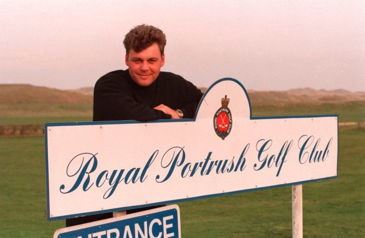 Darren Clarke at Royal Portrush