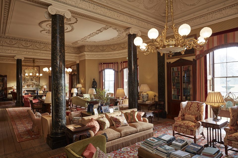 The library at Ballyfin Demesne in Co Laois