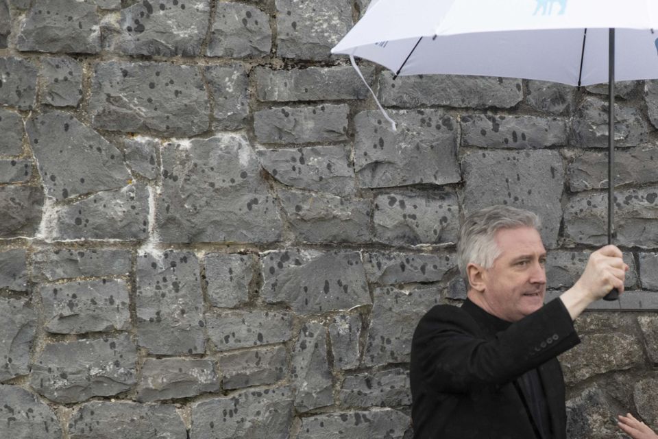 US President Joe Biden visiting Knock Shrine and Basilica in Mayo with Fr Richard Gibbons (Andrew Downes/Julien Behal/PA)