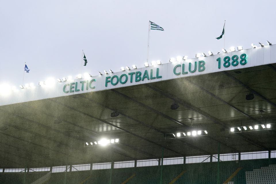 Celtic Park saw damage from Storm Eowyn (Andrew Milligan/PA)