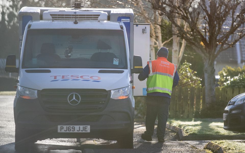 Jonny Johnston out on deliveries last week. Picture: Aodhan Roberts/Sunday Life