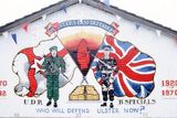 thumbnail: Wall mural Newtownards Road, Belfast, 1992