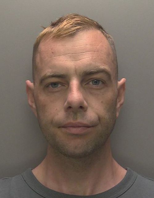 Christopher Douglas, 35, of Avenues Court, Hull, was jailed for two years and eight months after pleading guilty to violent disorder during a protest in Hull (Humberside Police/PA)