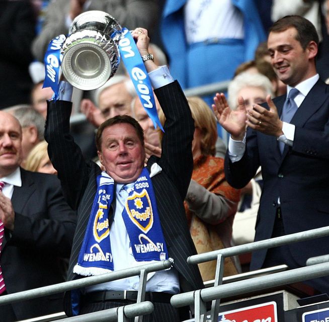 Harry Redknapp guided Portsmouth to FA Cup success in 2008 (Nick Potts/PA)