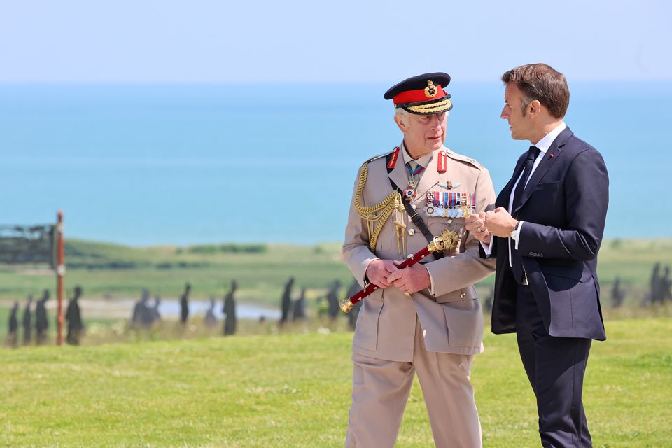 Charles led the UK in marking the 80th anniversary of the D-Day landings in France (Chris Jackson/PA)