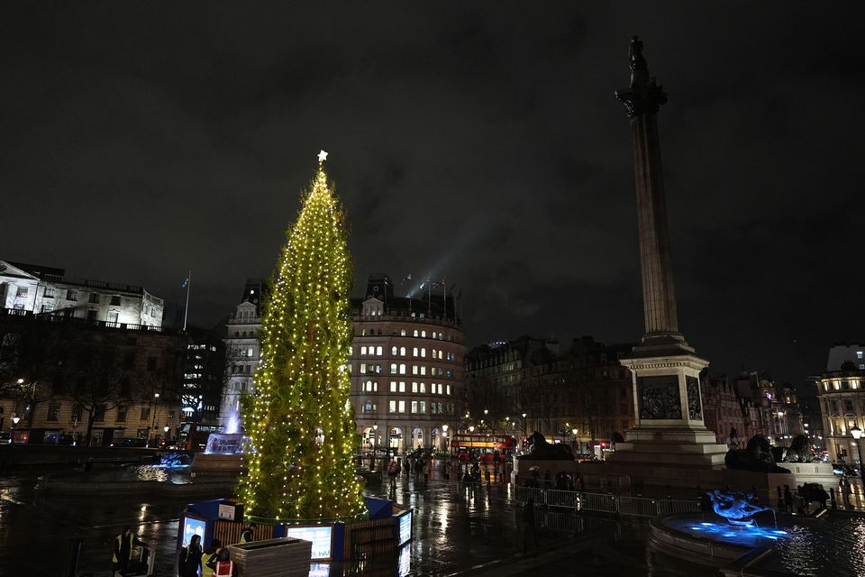 A picture of the Trafalgar Square taken on December 5 2024 (Aaron Chown/PA)