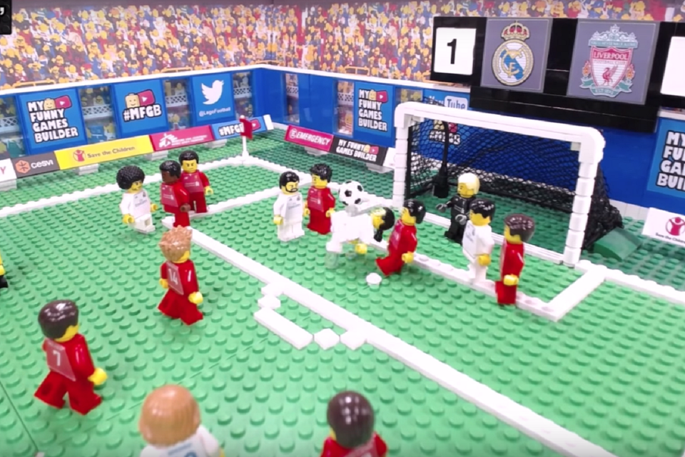 Lego discount football youtube